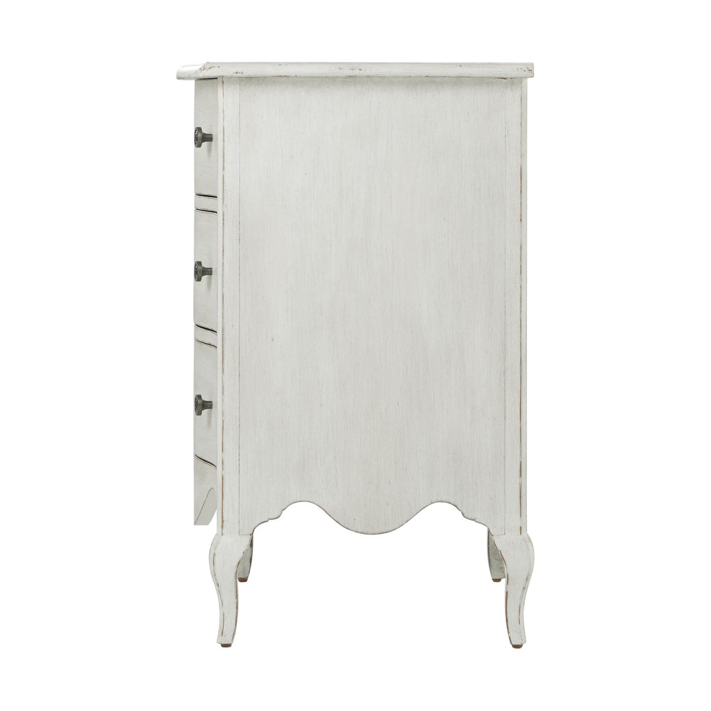 The Rene Nightstand, Nora - White Finish