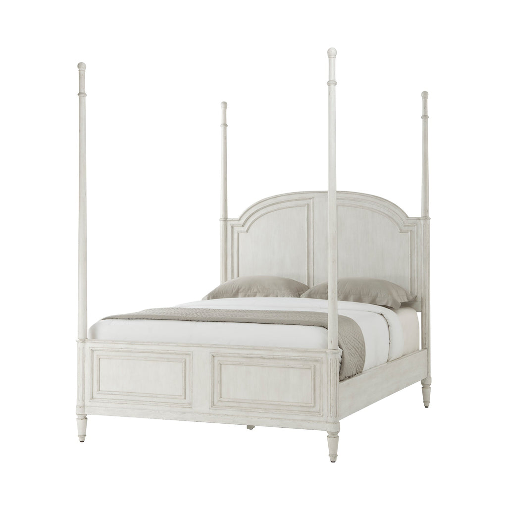 The Vale Us Queen Bed, Nora - White Finish