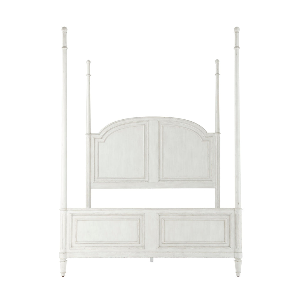 The Vale Us Queen Bed, Nora - White Finish