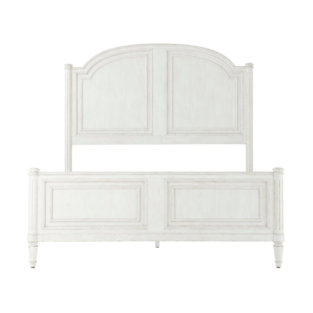 The Vale Us Queen Bed, Nora - White Finish