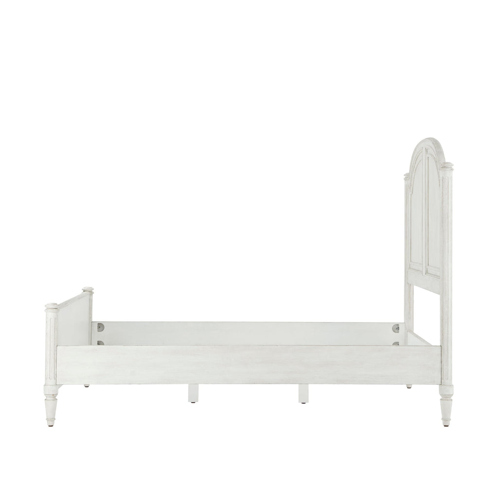 The Vale Us Queen Bed, Nora - White Finish