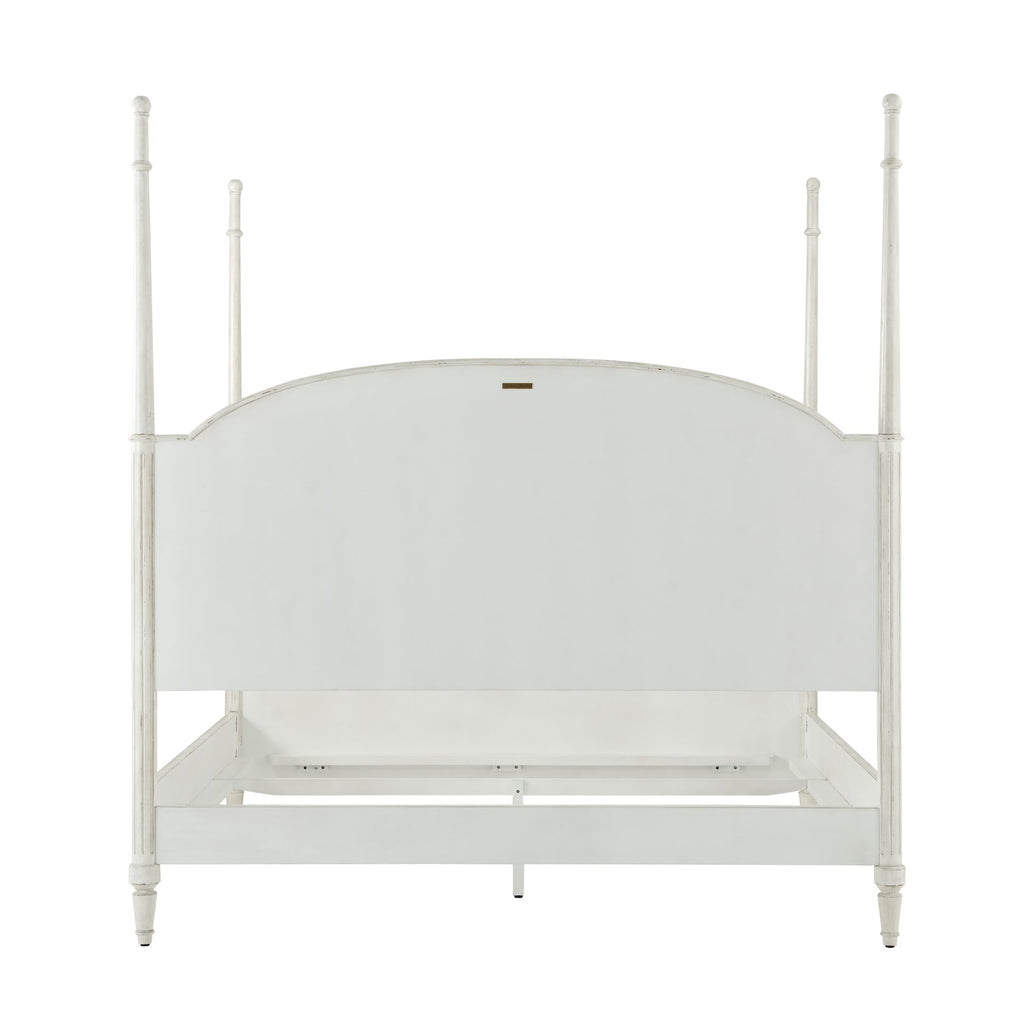 The Vale Us King Bed, Nora - White Finish