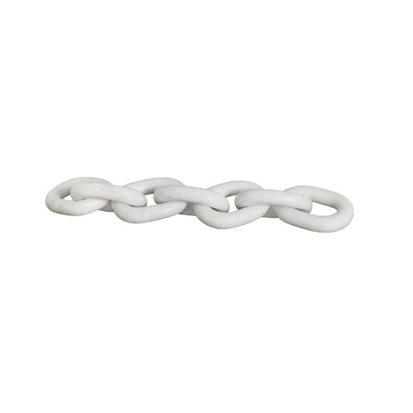 White Marble Chain Link Object