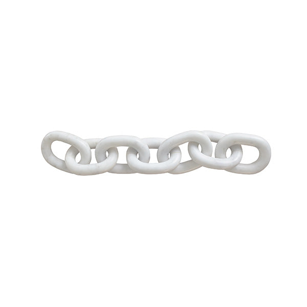 White Marble Chain Link Object