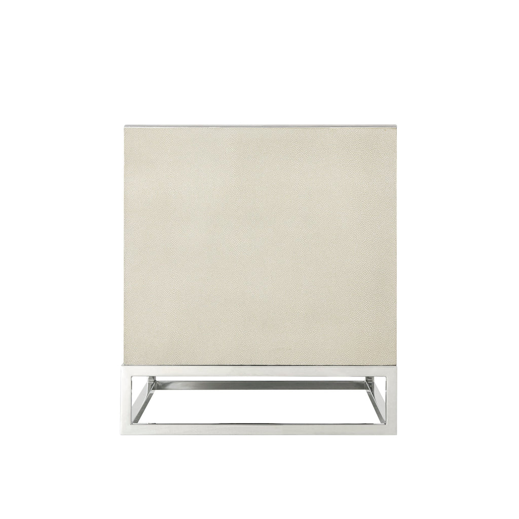 Blain Nightstand, Overcast Shagreen