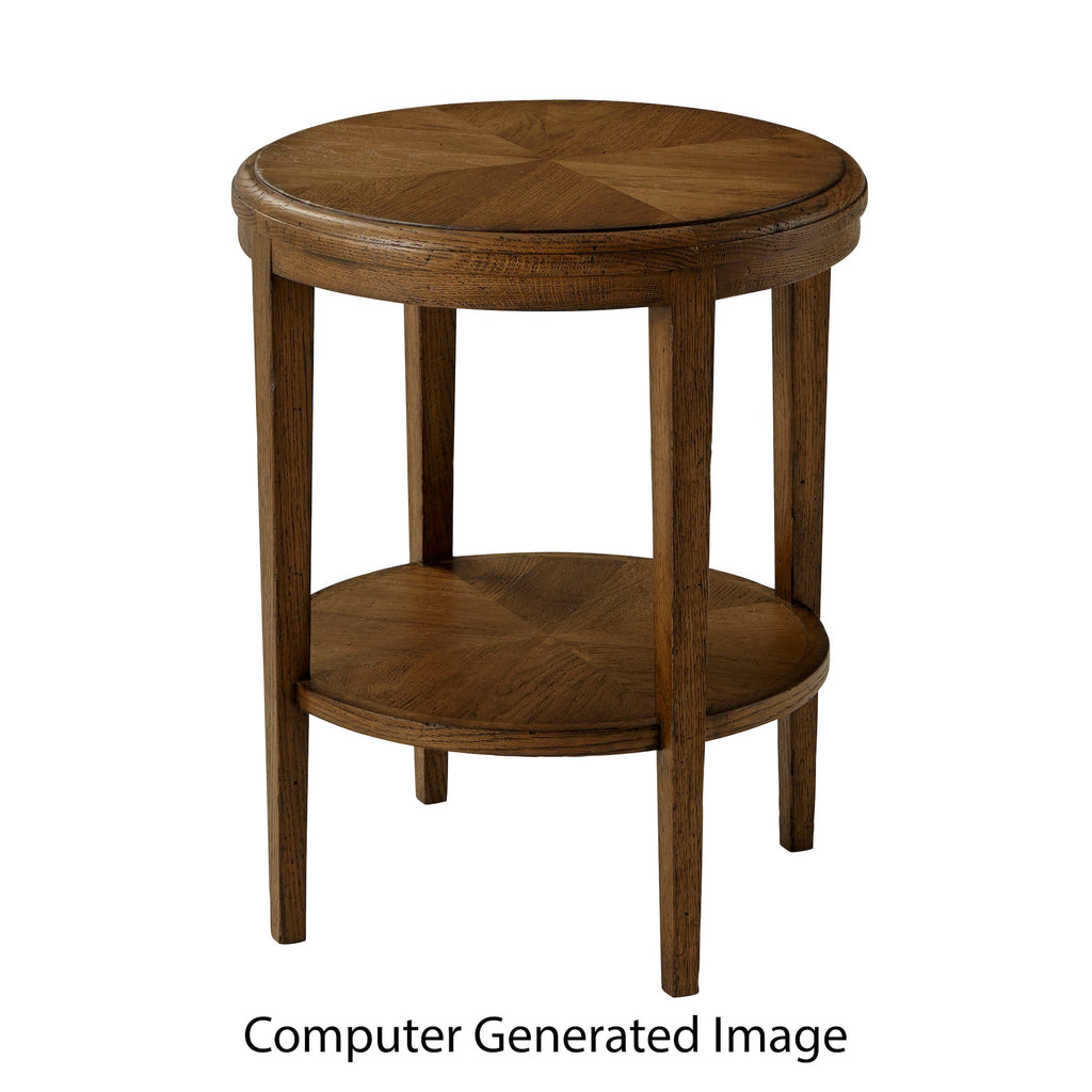 Nova Two Tiered Round Side Table, Dusk