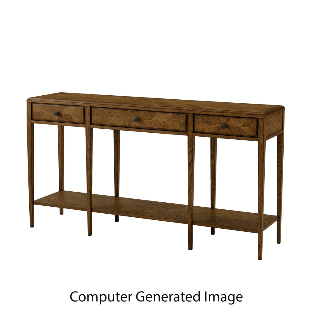 Nova Two Tiered Console Table, Dusk