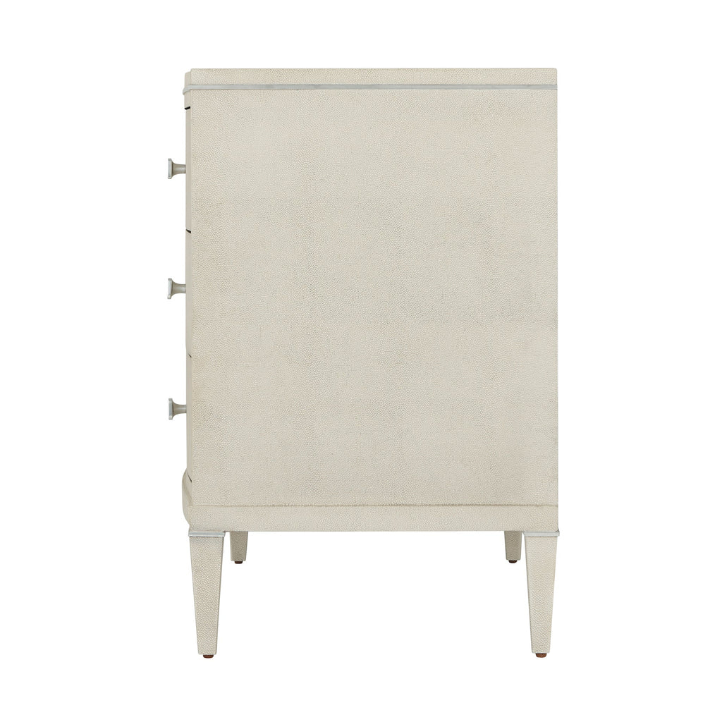 Adeline Nightstand, Overcast Shagreen