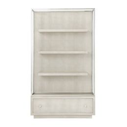 Wesson Open Bookcase, Overcast Shagreen