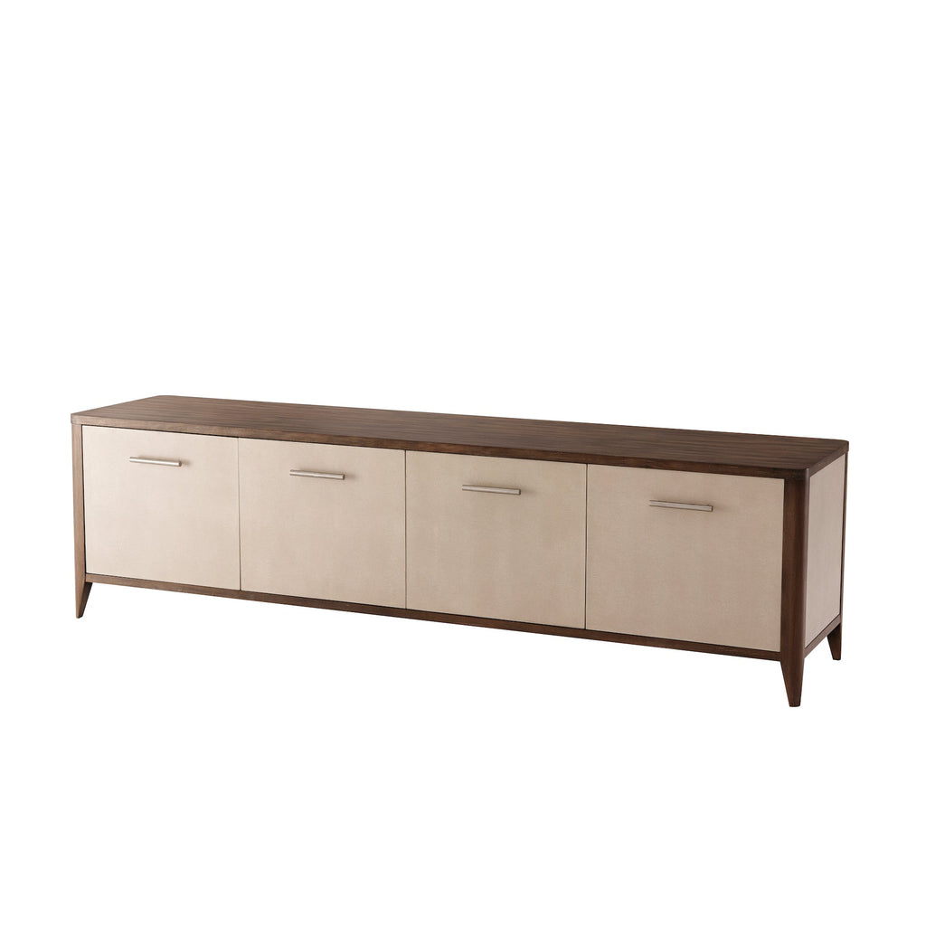 Large Creswick Media Console, Mangrove Primavera