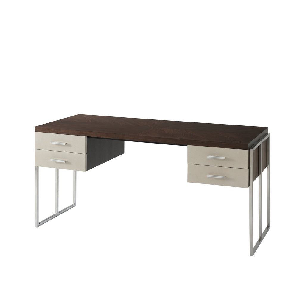 Blain Writing Desk, Overcast Shagreen