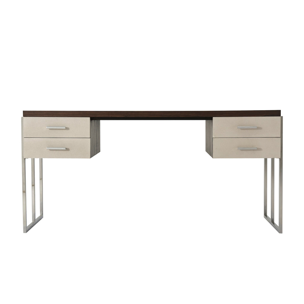 Blain Writing Desk, Overcast Shagreen