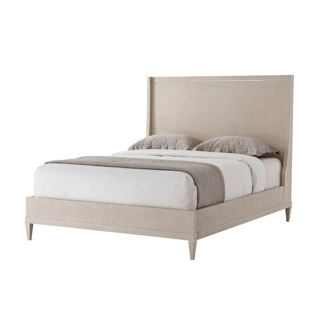 Palmer Us Queen Bed, Overcast Shagreen