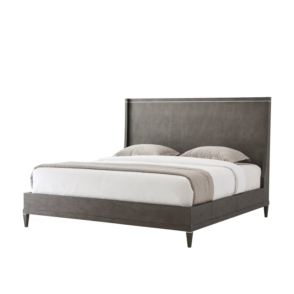 Palmer Us King Bed, Tempest Shagreen