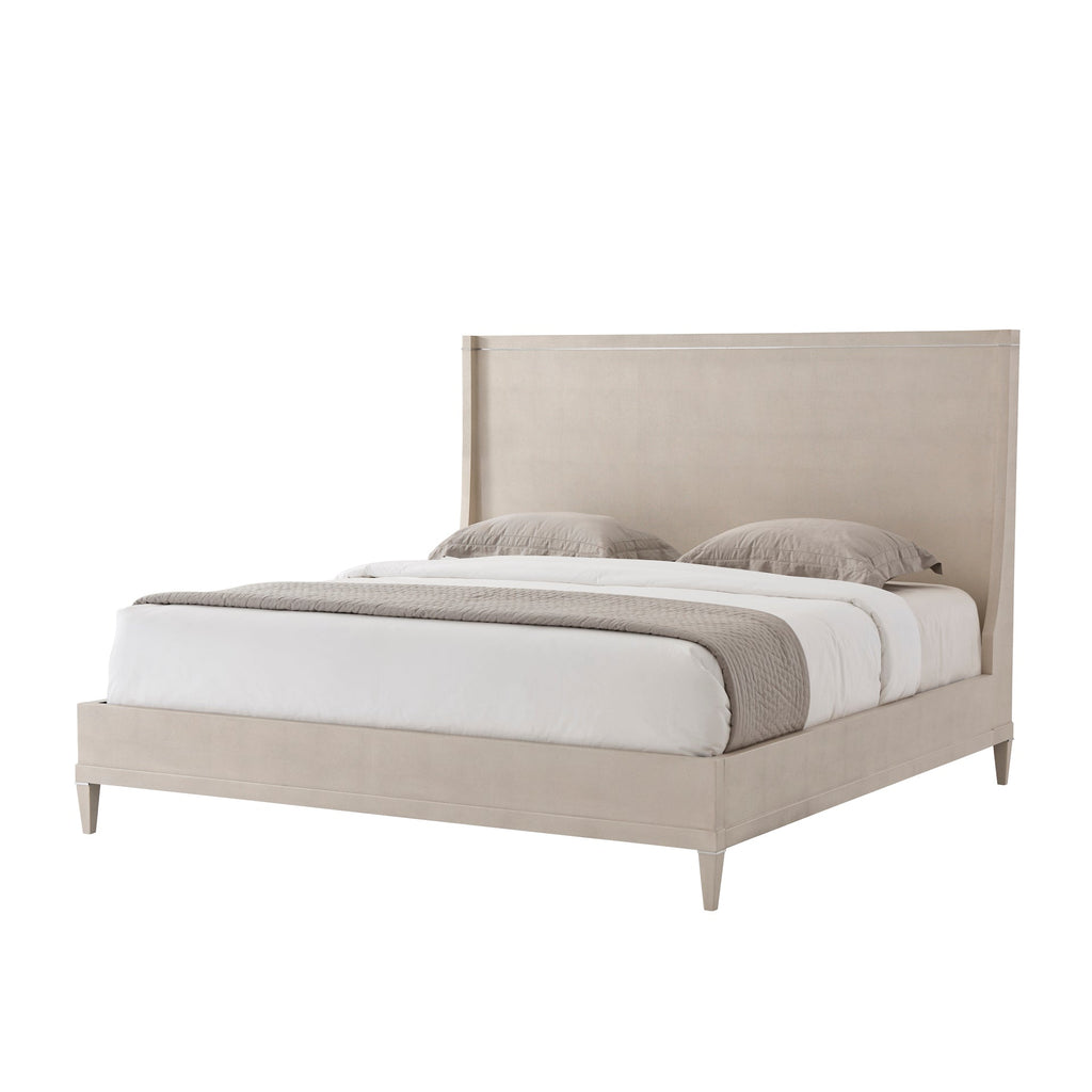 Palmer Us King Bed, Overcast Shagreen