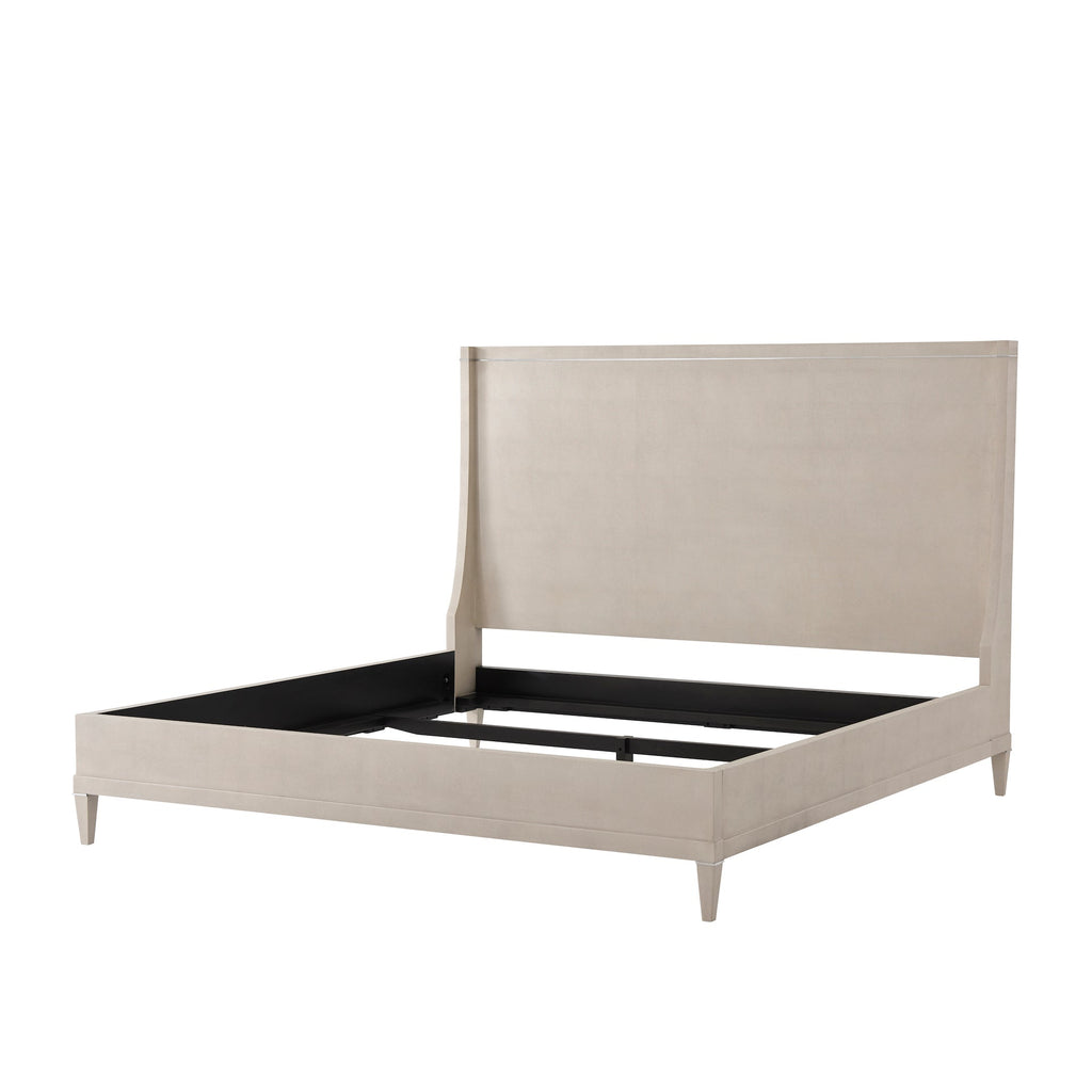 Palmer Us King Bed, Overcast Shagreen