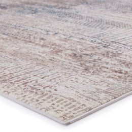 Vibe by Jaipur Living Tolsten Abstract Ivory/ Blue Runner Rug