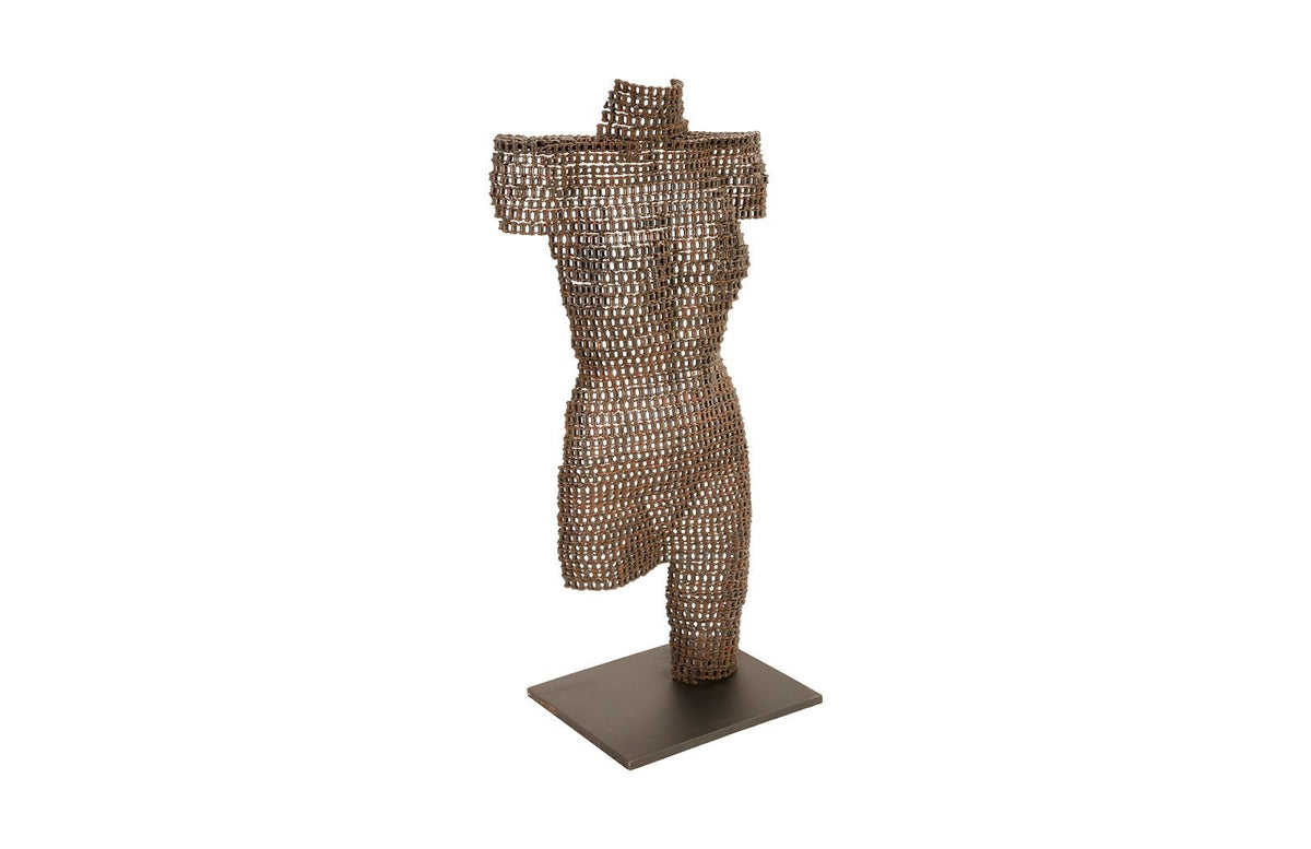 Chain Torso Sculpture