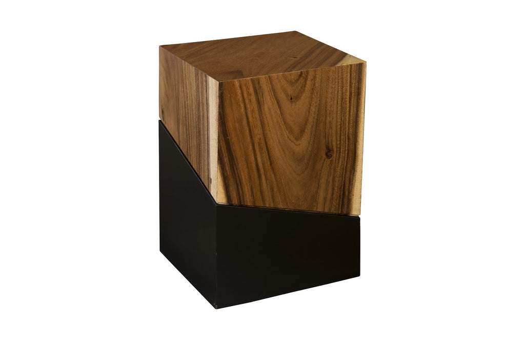 Geometry Side Table, 12x12x18"