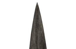 Shark Tooth Sculpture, Small, Gray Stone Finish