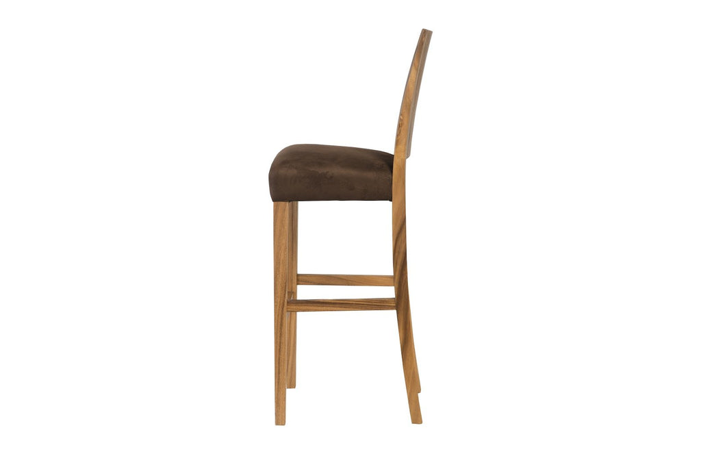 Ophelia Bar Stool, Chamcha Wood, Natural