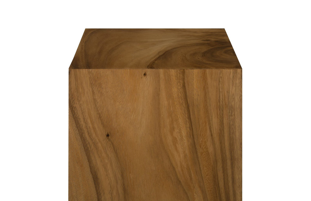 Origins Pedestal, Medium, Mitered Chamcha Wood, Natural