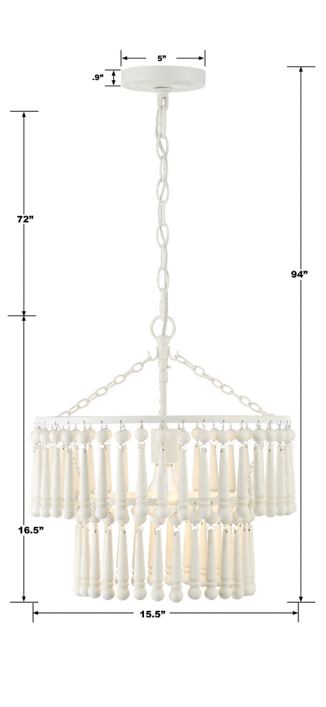 Tiana 1 Light Chandelier