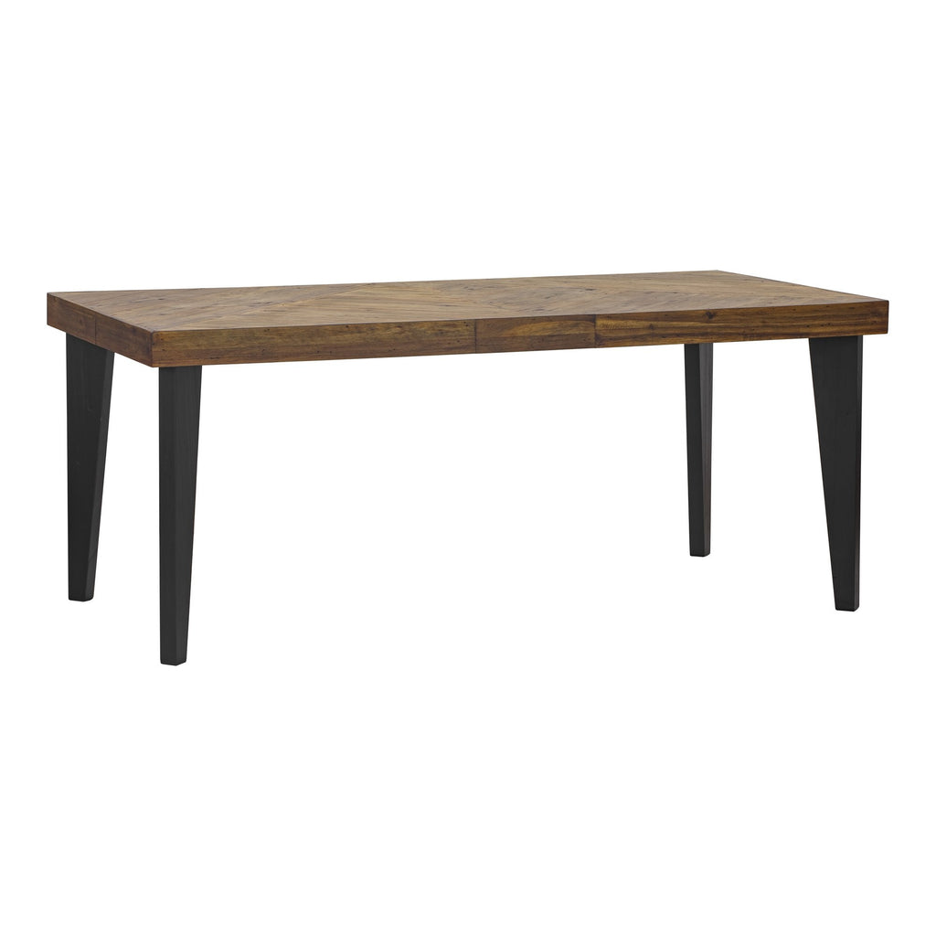 Parq Rectangular Dining Table, Brown