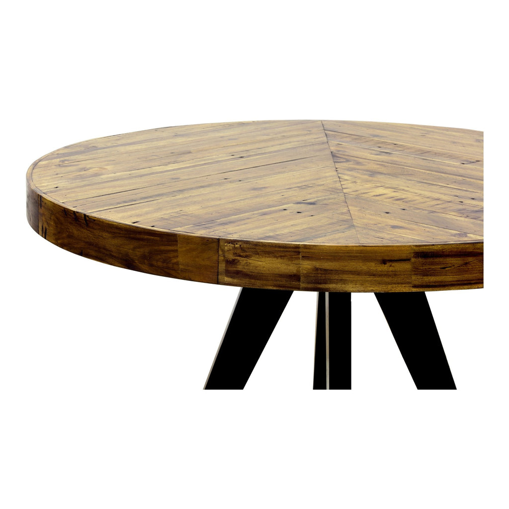 Parq Round Dining Table, Brown