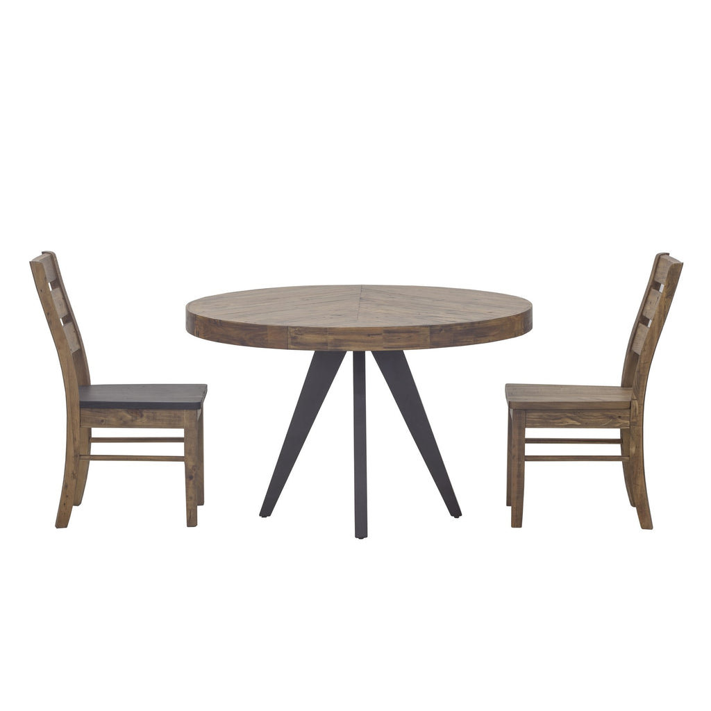 Parq Round Dining Table, Brown