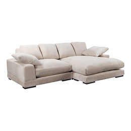 Plunge Sectional, Cappuccino