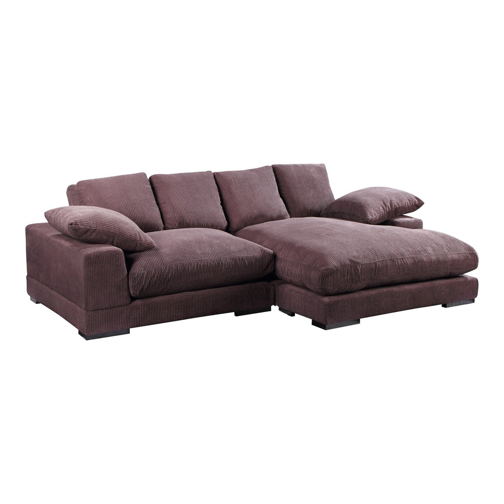 Plunge Sectional, Brown