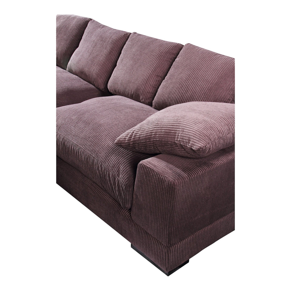 Plunge Sectional, Brown