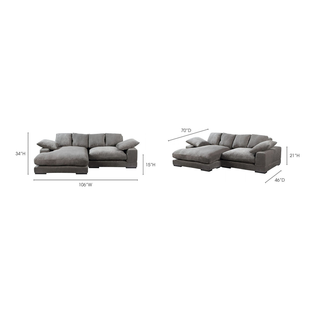 Plunge Sectional, Charcoal