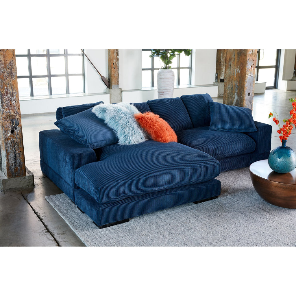 Plunge Sectional, Blue