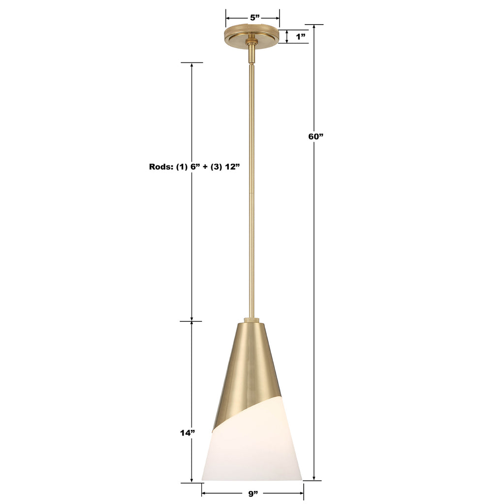 Brian Patrick Flynn Truax 1 Light Mini Pendant