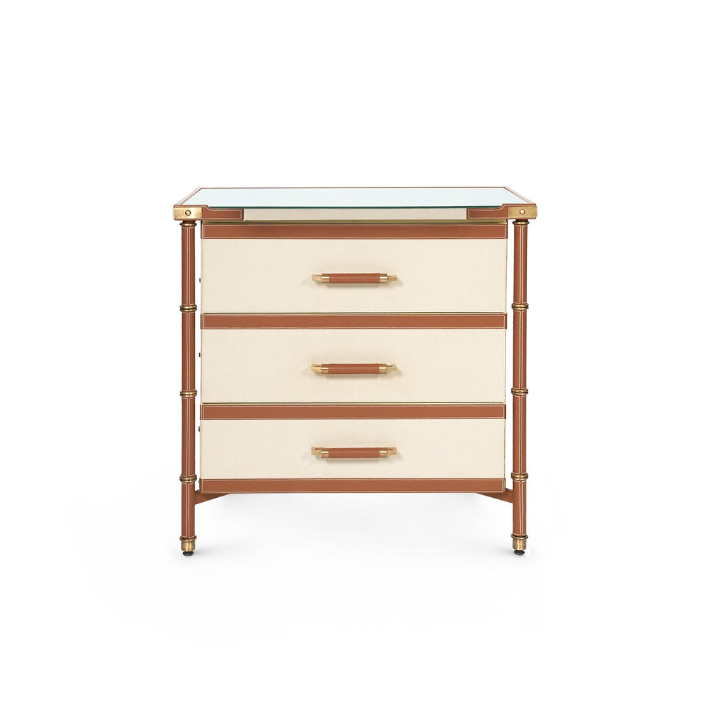 Toulon 3-Drawer Side Table