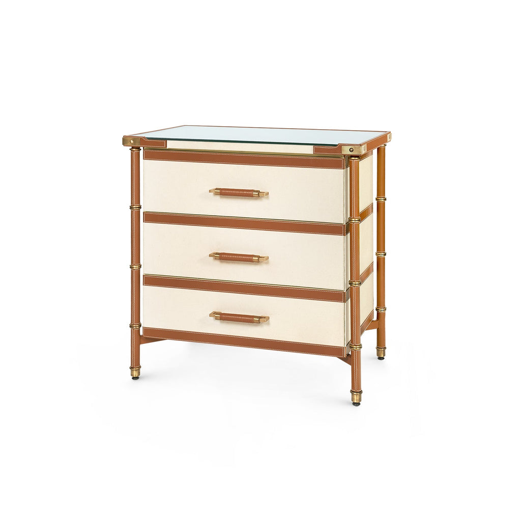 Toulon 3-Drawer Side Table