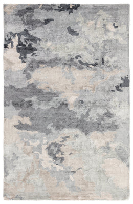 Jaipur Living Glacier Handmade Abstract Gray/ Dark Blue Area Rug