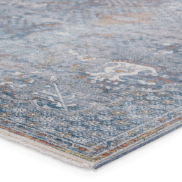 Vibe by Jaipur Living Harkin Medallion Blue/ Gray Runner Rug