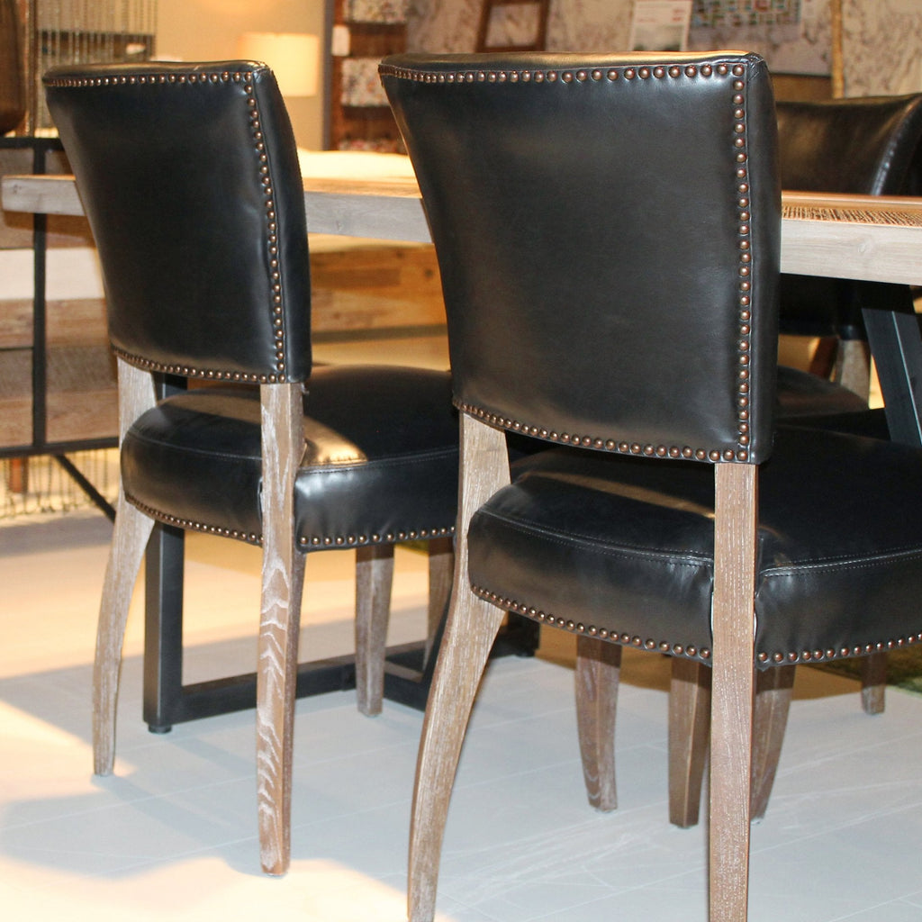 Luther Dining Chair - Black - Set of 2