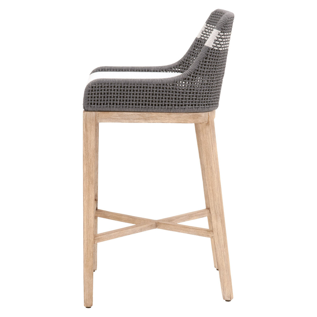 Tapestry Barstool, Dove Flat Rope