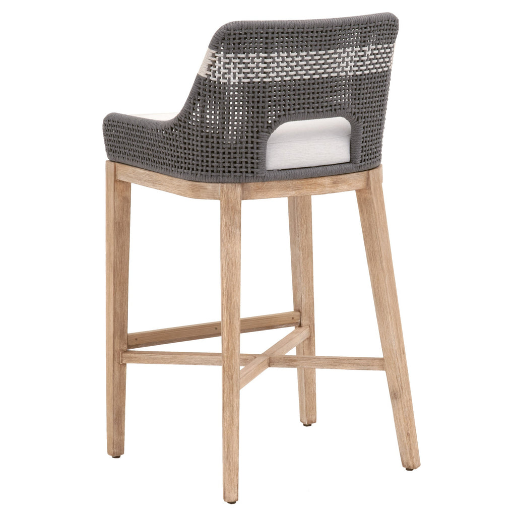 Tapestry Barstool, Dove Flat Rope