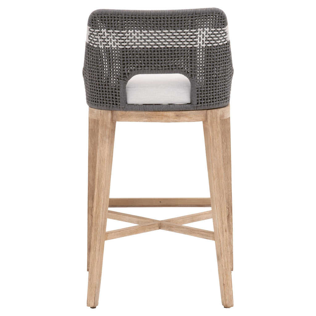 Tapestry Barstool, Dove Flat Rope