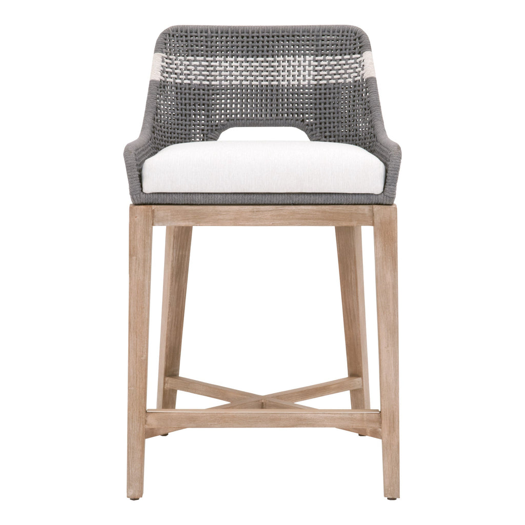 Tapestry Counter Stool, Dove Flat Rope