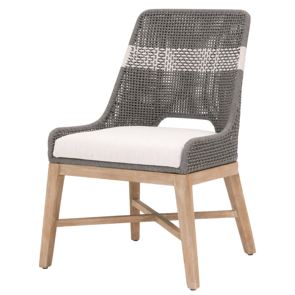 Tapestry Dining Chair, Set of 2, Natural Grey Mahogany