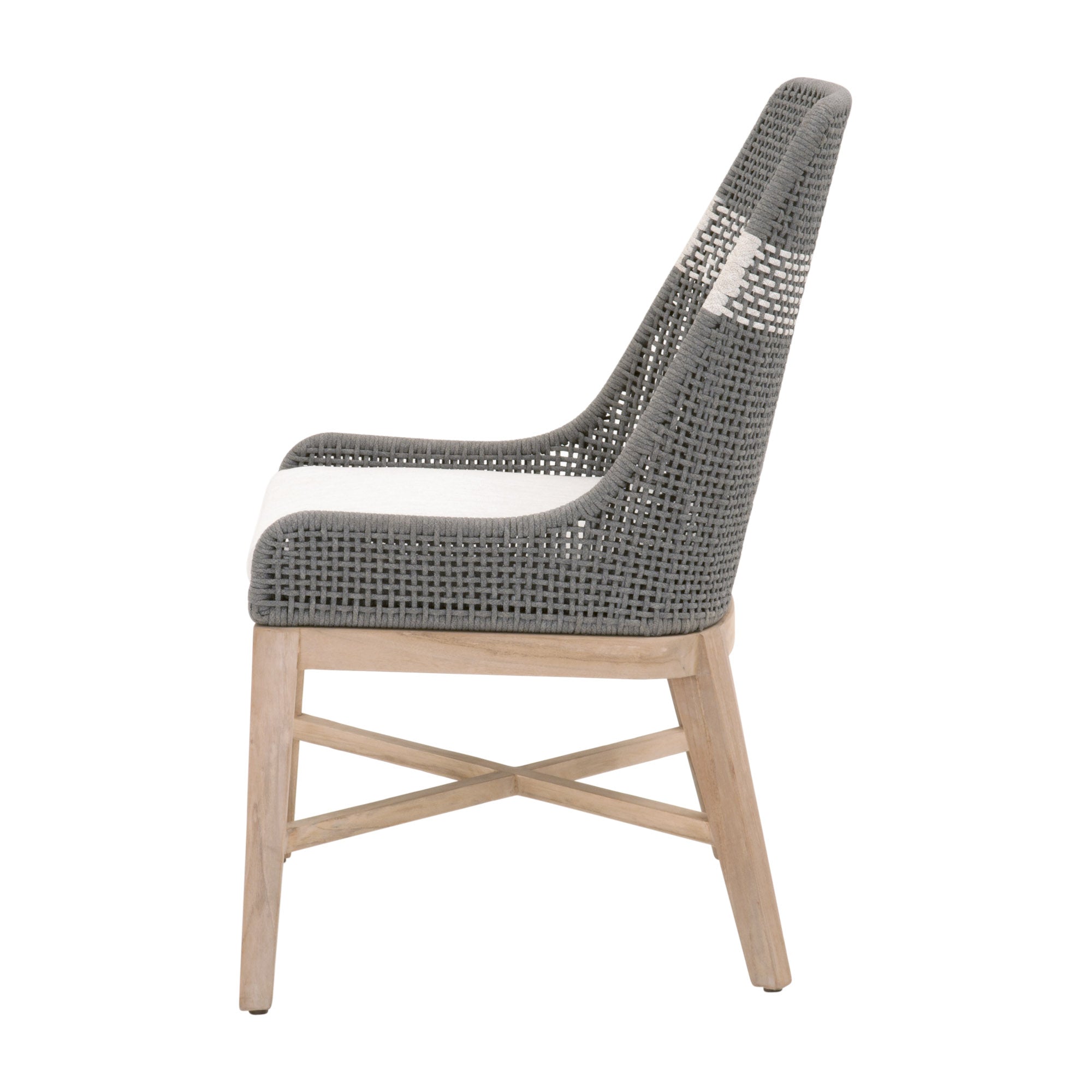 Tapestry Outdoor Dining Chair, Set of 2, Grey Teak