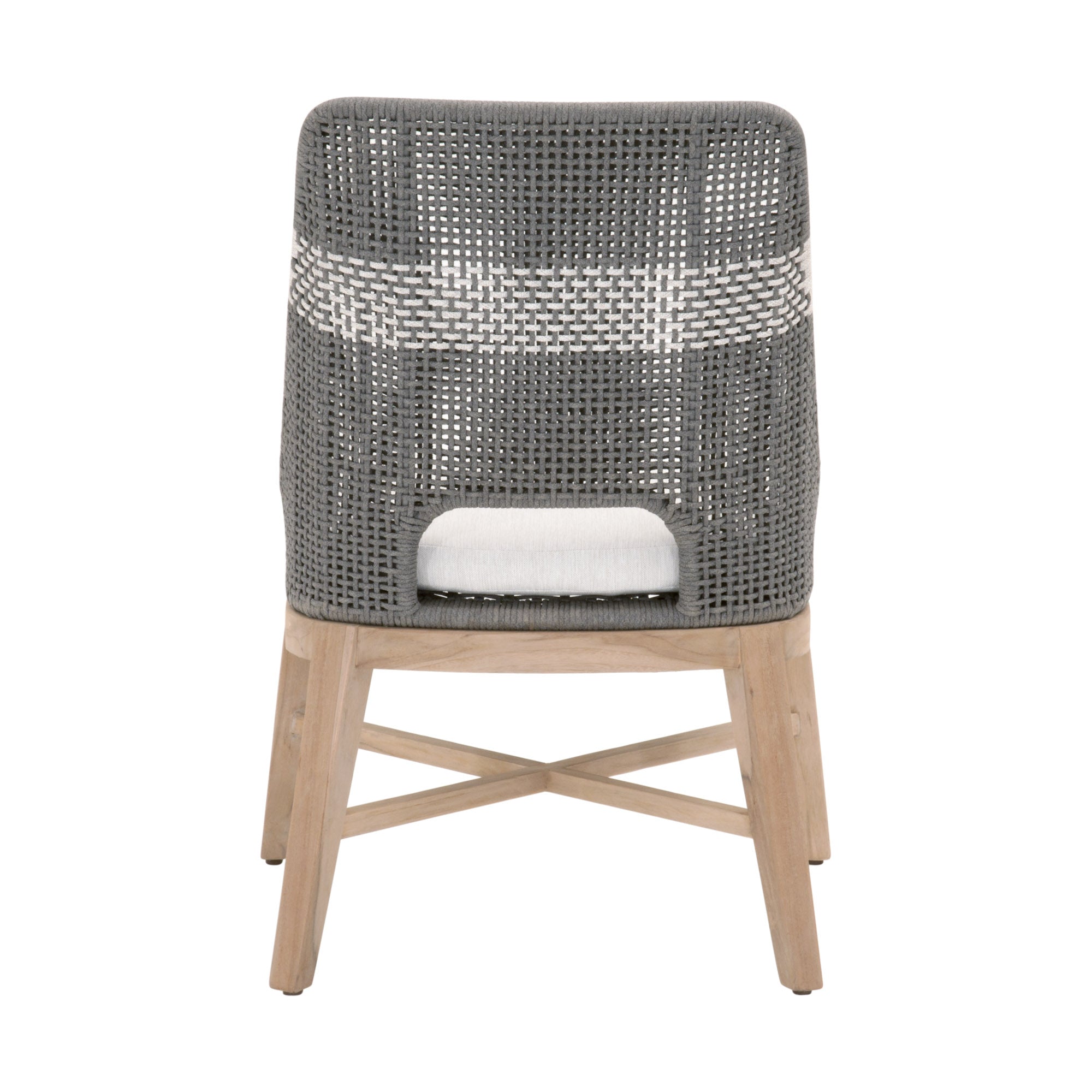 Tapestry Outdoor Dining Chair, Set of 2, Grey Teak