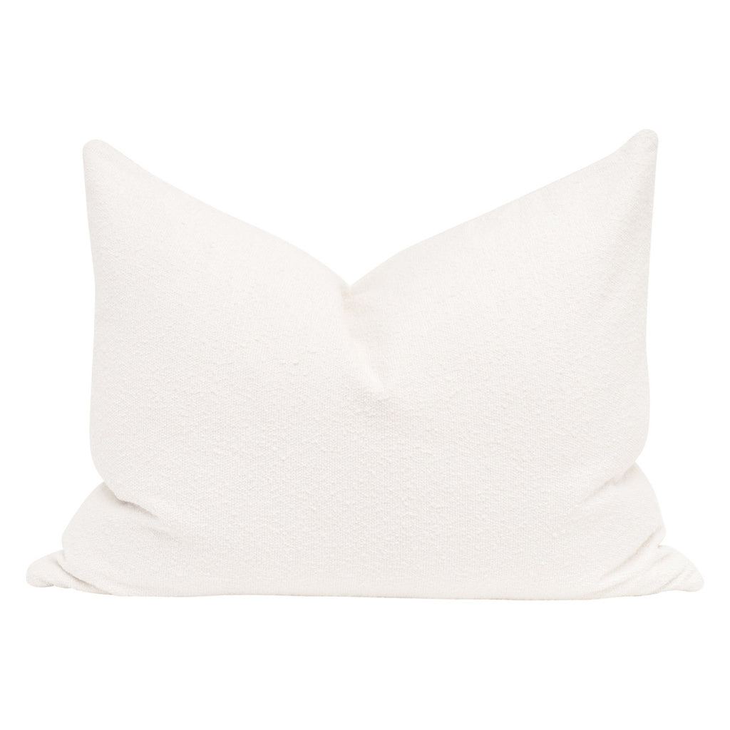 The Basic 34" Essential Dutch Pillow - Performance Boucle Snow, Set of 2