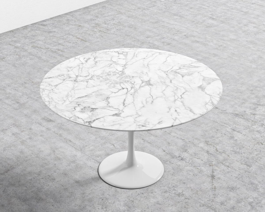 Tulip Table Round - Carrara, 36 inch